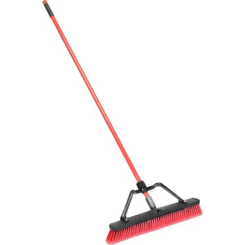 Centerline Dynamics Brooms & Dusters Libman Commercial 24" Multi Sweep - Red Brace Handle 823 - Pkg Qty 3