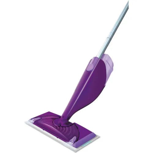 Centerline Dynamics Brooms & Dusters Mop Starter Kit, 46" Handle - Silver/Purple