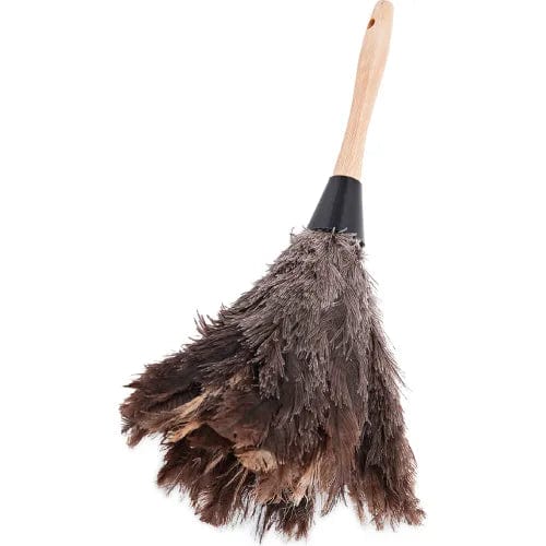 Centerline Dynamics Brooms & Dusters Professional Ostrich Feather Duster, Gray, 14" x 6"