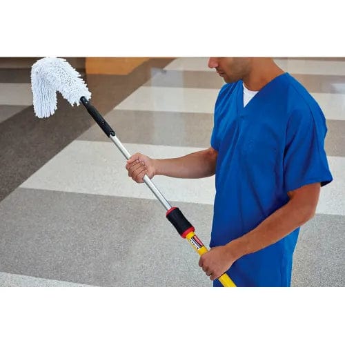 Centerline Dynamics Brooms & Dusters Quick Connect Flexi Wand, With Microfiber Dusting Sleeve, White - Pkg Qty 6