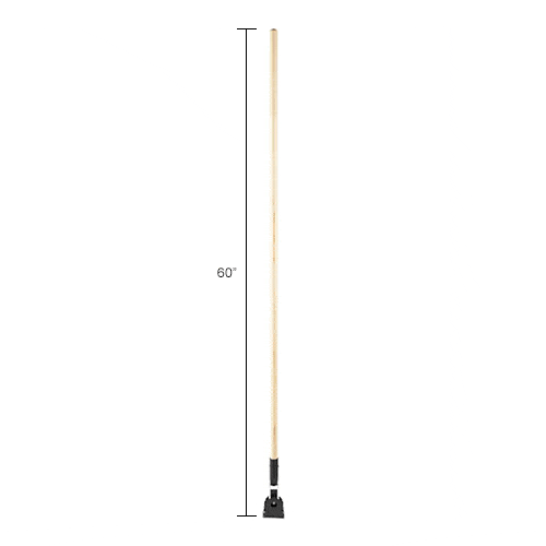 Centerline Dynamics Brooms & Dusters Rubbermaid 60" Hardwood Handle M116 For Snap-On Wire Dust Mop Frames