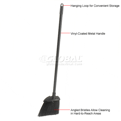 Centerline Dynamics Brooms & Dusters Rubbermaid® Lobby Broom FG637400BLA - Pkg Qty 6