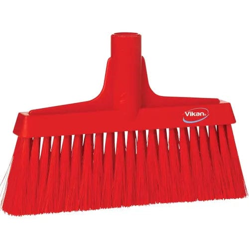 Centerline Dynamics Brush Heads 10" Upright Broom- Soft/Stiff, Red