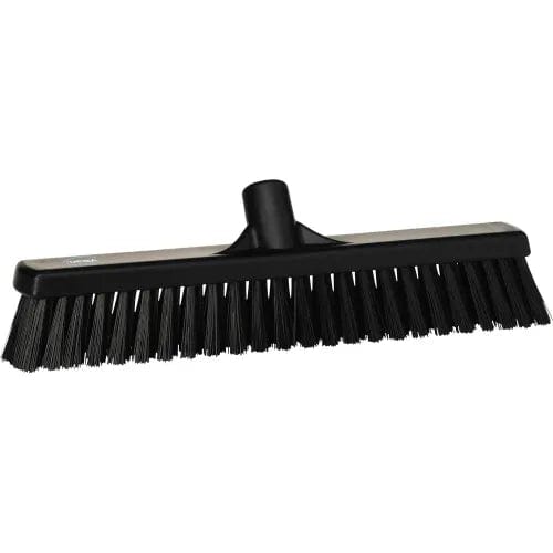 Centerline Dynamics Brush Heads 16" Combo Push Broom- Soft/Stiff, Black
