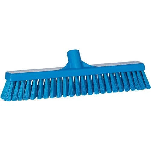 Centerline Dynamics Brush Heads 16" Combo Push Broom- Soft/Stiff, Blue