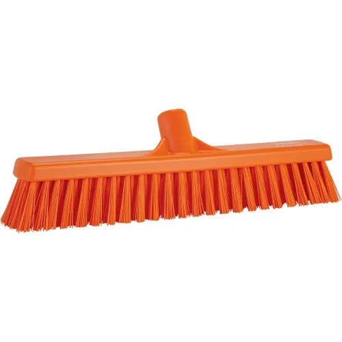 Centerline Dynamics Brush Heads 16" Combo Push Broom- Soft/Stiff, Orange