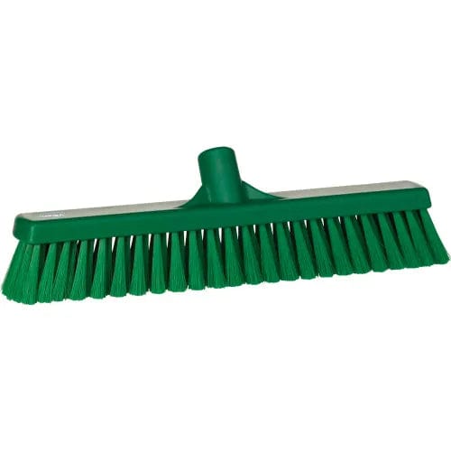Centerline Dynamics Brush Heads 16" Small Particle Push Broom- Soft, Green
