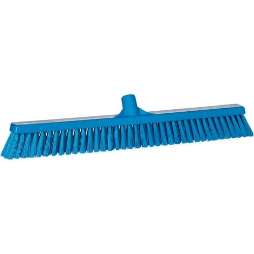 Centerline Dynamics Brush Heads 24" Combo Push Broom- Soft/Stiff, Blue