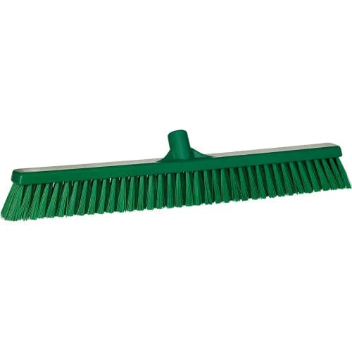 Centerline Dynamics Brush Heads 24" Combo Push Broom- Soft/Stiff, Green