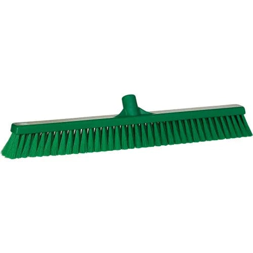 Centerline Dynamics Brush Heads 24" Small Particle Push Broom- Soft, Green