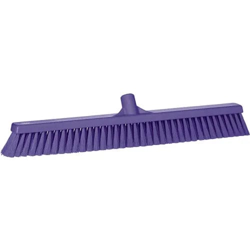 Centerline Dynamics Brush Heads 24" Small Particle Push Broom- Soft, Purple