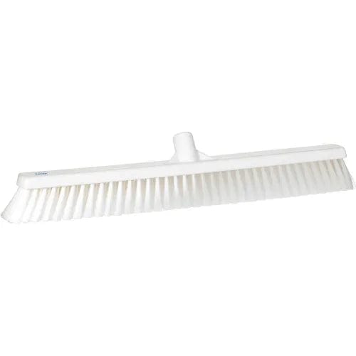 Centerline Dynamics Brush Heads 24" Small Particle Push Broom- Soft, White