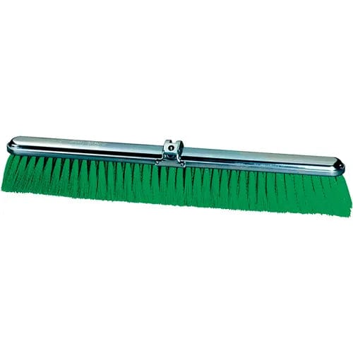Centerline Dynamics Brush Heads 24"W Push Broom Head with Green Polypropylene Bristles and Steel Frame - Pkg Qty 12