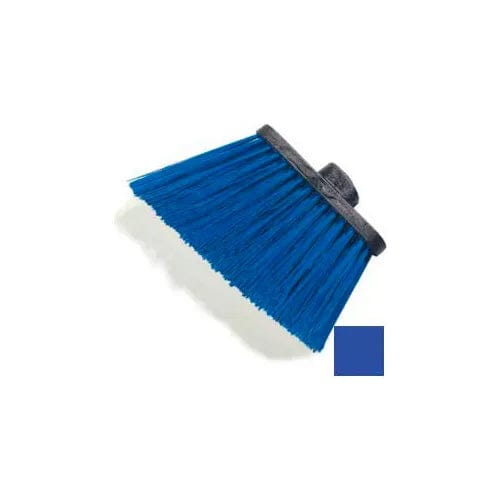 Centerline Dynamics Brush Heads Duo-Sweep Heavy Duty Angle Broom W/12" Flare (Head Only) 8", Blue - Pkg Qty 12