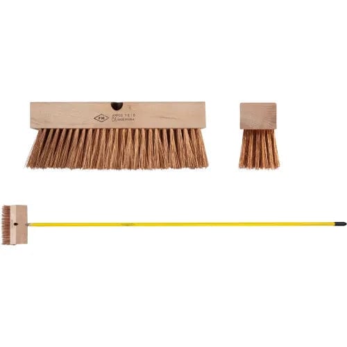 Centerline Dynamics Brush Heads Non-Sparking Mop & Scraper Handle, 58" - Pkg Qty 3