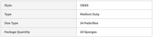 Centerline Dynamics Brushes, Sponges & Squeegees 3M Scotch-Brite™ Dobie® All Purpose Cleaning Pad , White, 24 Sponges - 720