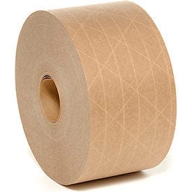 Centerline Dynamics Building & Construction Tape Reinforced Water Activated Tape 70mm x 375' 5 Mil Tan