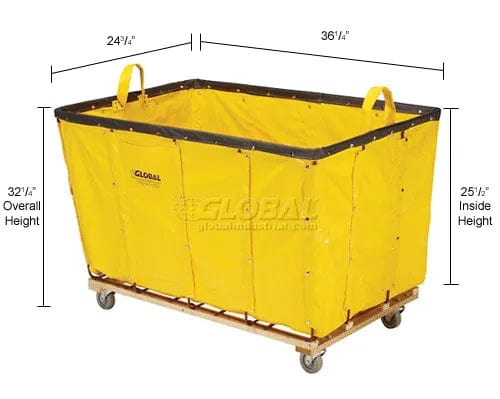 Centerline Dynamics Bulk Container & Tilt Trucks Basket Bulk Truck, Vinyl, 12 Bushel Capacity