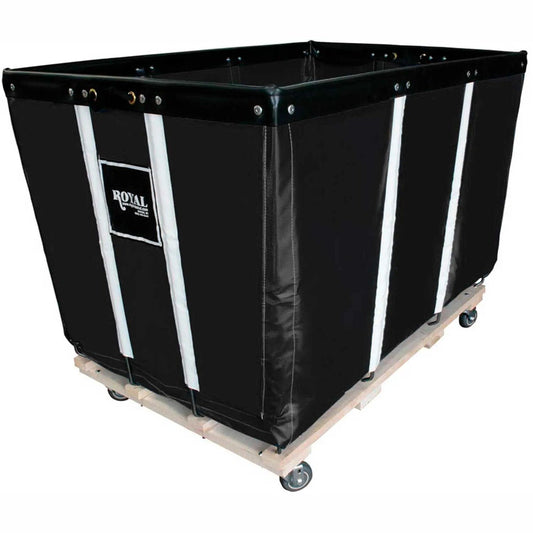 Centerline Dynamics Bulk Container & Tilt Trucks Black 12 BU-Standard-Duty Basket Truck - Vinyl Liner - 4 Swivel Casters