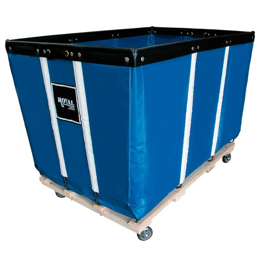 Centerline Dynamics Bulk Container & Tilt Trucks Blue 12 BU-Standard-Duty Basket Truck - Vinyl Liner - 4 Swivel Casters