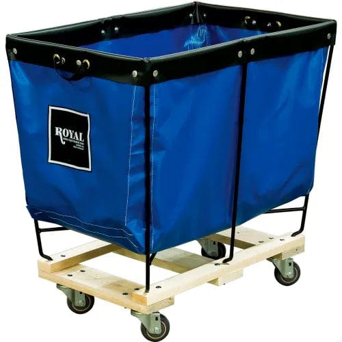 Centerline Dynamics Bulk Container & Tilt Trucks Blue Elevated Basket Truck, 3 Bu, Vinyl, Wood Base, All Swivel