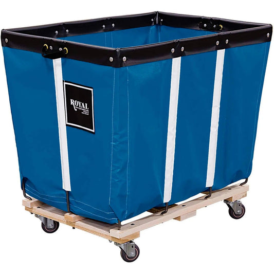 Centerline Dynamics Bulk Container & Tilt Trucks Blue Perm Liner Truck, 10 Bu, Vinyl, Wood Base, 2 Rg/2 Sw