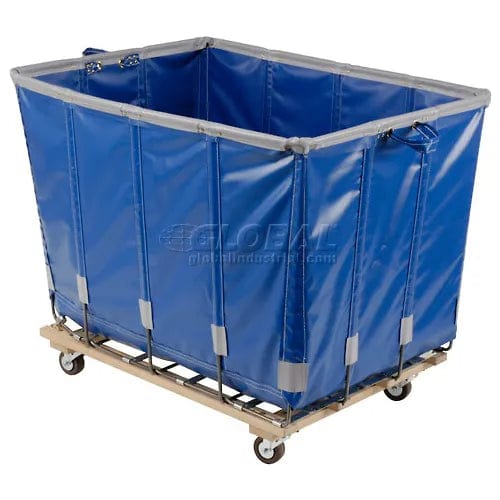 Centerline Dynamics Bulk Container & Tilt Trucks Blue Vinyl Basket Bulk Truck 16 Bushel