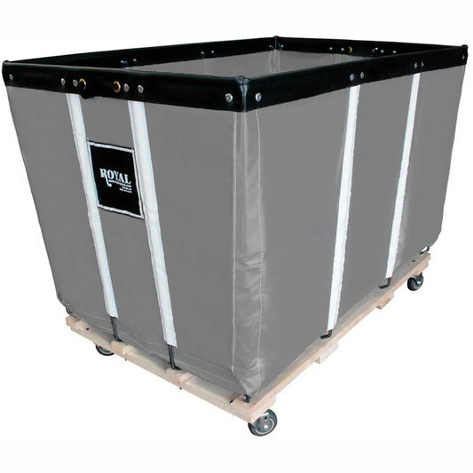 Centerline Dynamics Bulk Container & Tilt Trucks Gray 16 BU-Std-Duty Basket Truck - Vinyl Liner - 4 Swivel Casters