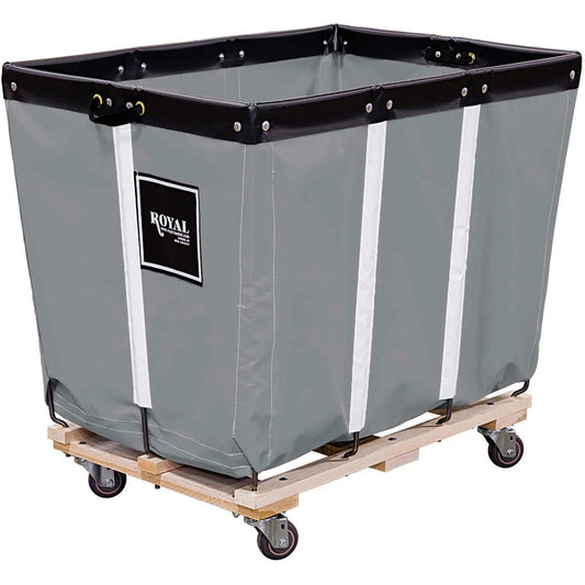 Centerline Dynamics Bulk Container & Tilt Trucks Gray Perm Liner Truck, 10 Bu, Vinyl, Wood Base, 2 Rg/2 Sw