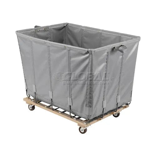 Centerline Dynamics Bulk Container & Tilt Trucks Gray Vinyl Basket Bulk Truck 16 Bushel