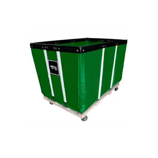 Centerline Dynamics Bulk Container & Tilt Trucks Green 16 BU-Std-Duty Basket Truck - Vinyl Liner - Swivel Casters