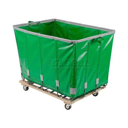 Centerline Dynamics Bulk Container & Tilt Trucks Green Vinyl Basket Bulk Truck 16 Bushel