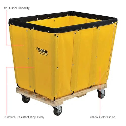 Centerline Dynamics Bulk Container & Tilt Trucks KD, 12 Bushel Vinyl Basket Bulk Truck