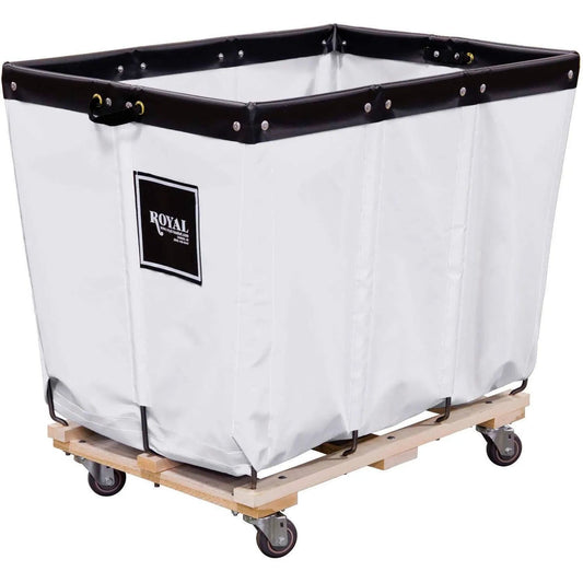 Centerline Dynamics Bulk Container & Tilt Trucks White Perm Liner Truck, 10 Bu, Vinyl, Wood Base, 2 Rg/2 Sw