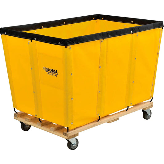 Centerline Dynamics Bulk Container & Tilt Trucks Yellow KD, 20 Bushel Vinyl Basket Bulk Truck