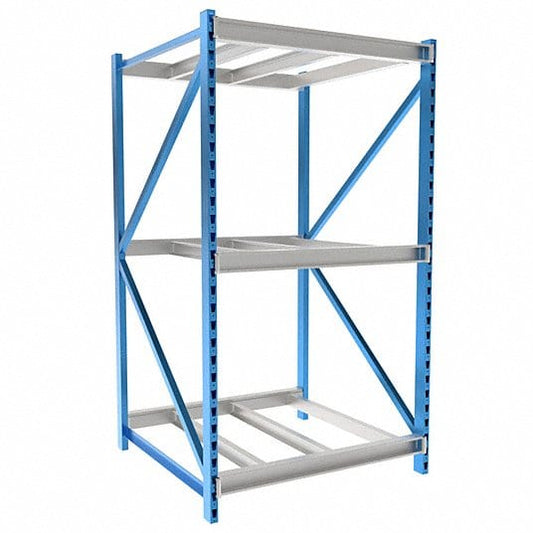 Centerline Dynamics Bulk Rack Starter Hallowell Bulk Rack 48"W x 48"D x 87"H, 3 Level Unit Decking Not Included