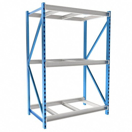 Centerline Dynamics Bulk Rack Starter Hallowell Bulk Rack 60"W x 36"D x 87"H, 3 Level Unit Decking Not Included