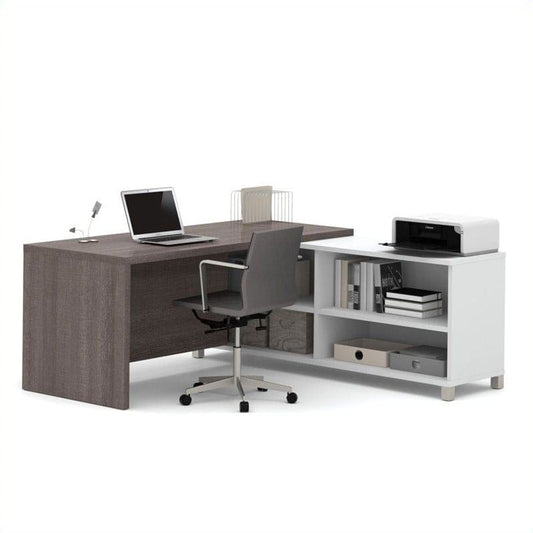 Centerline Dynamics Bush Office Furniture Bestar Pro-Linea L-Desk