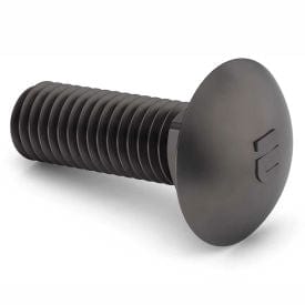 50 Pack Of Grade 8 Carriage Bolts – 1/2-13 X 1-3/4 Plain Finish Steel
