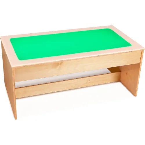 Centerline Dynamics Childcare & Nursery Large Sensory Light Table - 16 Colors - Wooden Base