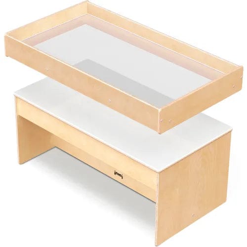 Centerline Dynamics Childcare & Nursery Large Sensory Light Table - Wooden Base