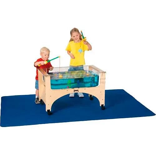 Centerline Dynamics Childcare & Nursery Sensory Table Mat - Large - 54" x 72" - Blue