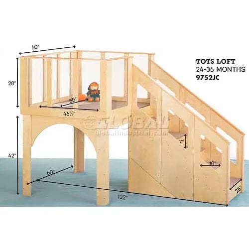 Centerline Dynamics Childcare & Nursery Tots Loft - For 24-36 Months Kids