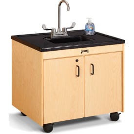 Centerline Dynamics Children's Portable Sink Jonti-Craft® Clean Hands Helper Portable Sink - 26" Counter - Plastic Sink