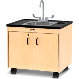 Centerline Dynamics Children's Portable Sink Jonti-Craft® Clean Hands Helper Portable Sink - 26" Counter - Stainless Steel Sink
