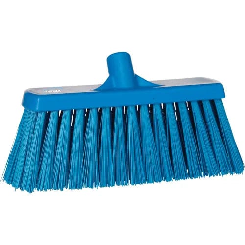 Centerline Dynamics Cleaning Brushes 13" Push Broom- Extra Stiff, Blue