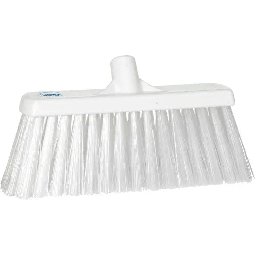 Centerline Dynamics Cleaning Brushes 13" Push Broom- Extra Stiff, White