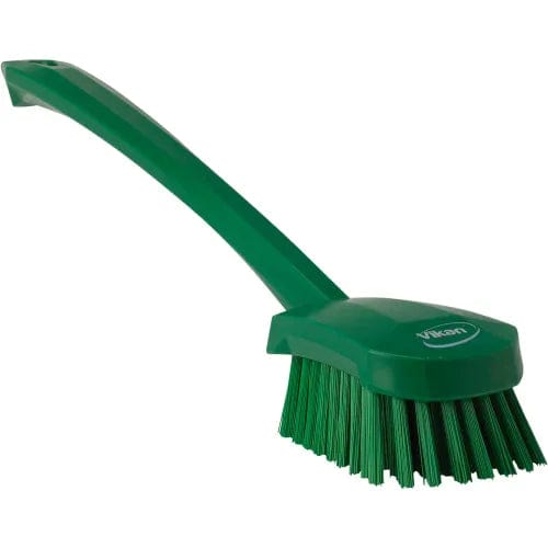 Centerline Dynamics Cleaning Brushes Long Handle Scrubbing Brush- Stiff, Green