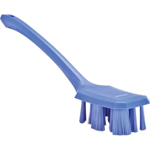 Centerline Dynamics Cleaning Brushes Long Handle Scrubbing Brush- Stiff, Purple
