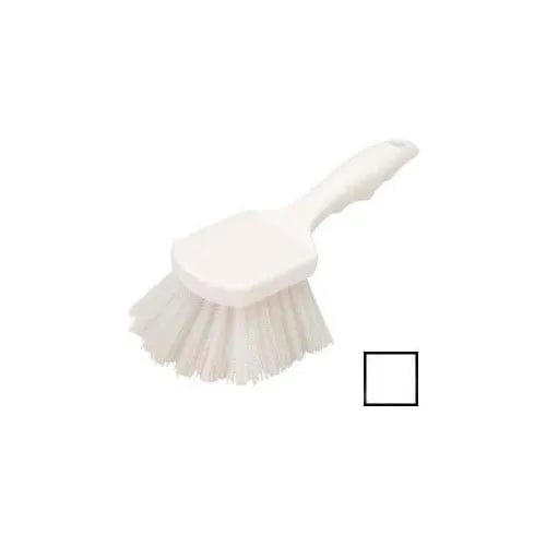 Centerline Dynamics Cleaning Brushes Utility Scrub Brush With Nylon Bristles 8", White - 3662000 - Pkg Qty 12